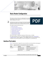 Basic Router Configuration: Interface Port Labels