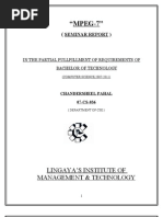 Download Seminar Report on Mpeg-7 by maddyurdaddy SN50450595 doc pdf