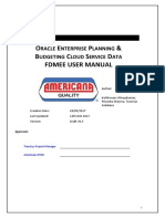 EPBCS FDMEE User Manual Draft v1