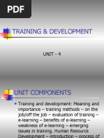 Training & Development