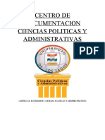 Centro de Documentacion Ciencias Politicas y Administrativas