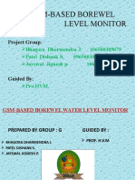 Gsm-Based Well Water Level Monitor
