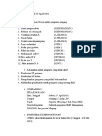 Hasil Rapat HMP Tanggal 10 April 2021