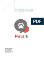 Business Plan of Group 3 "Petalk"