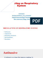 Drugs Acting On Respiratory System