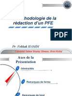 Methodologie PFE. PR HAMDI