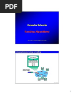 Routing Algorithms Routing Algorithms: Computer Networks Computer Networks