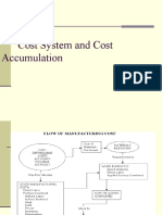 Cost System and Cost Accumulation