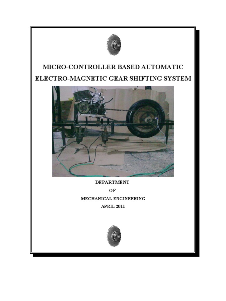 Automatic Electro Magnetic Gear Shifting | PDF | Automatic Transmission ...