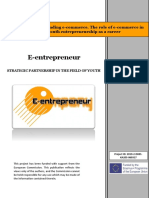 E-Entrepreneur: MODULE 1: Understanding E-Commerce. The Role of E-Commerce in Changing Youth Entrepreneurship As A Career