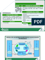 Estructura Iso 9001: Criterios de Desempeño Unidades de Aprendizaje