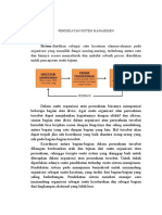 Pendekatan Sistem Manajemen