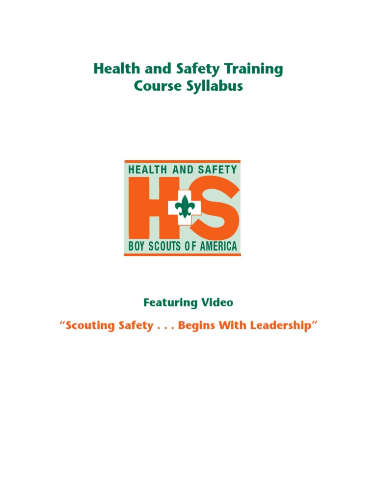 BSA Health and Safety Training Course | PDF | Boy Scouts Of America ...