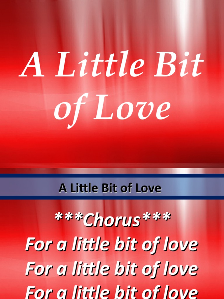 A Little Bit of Love | PDF