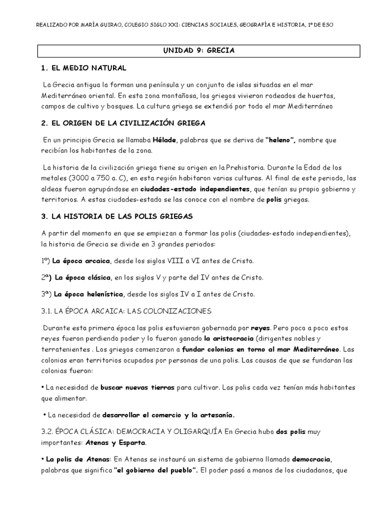 Introducción a la Civilización Griega | PDF | Antigua Grecia | Esparta