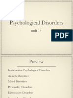 Psychological Disorders: Unit 14