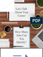 Let's Talk About Your Career