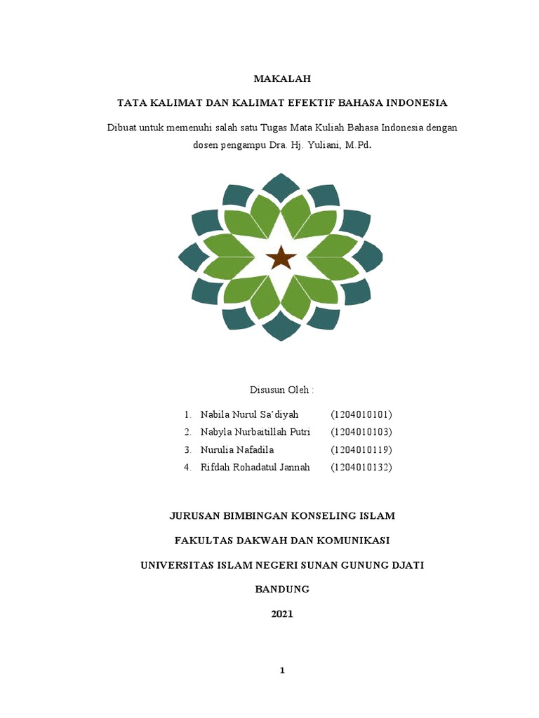 Kalimat Efektif | PDF
