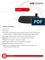 DS-1200KI Series Network Keyboard: Features and Functions