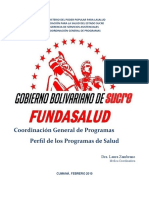 PERFIL DE CADA PROGRAMA de Salud