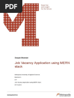 Job Vacancy Application Using MERN Stack: Deepak Bhandari