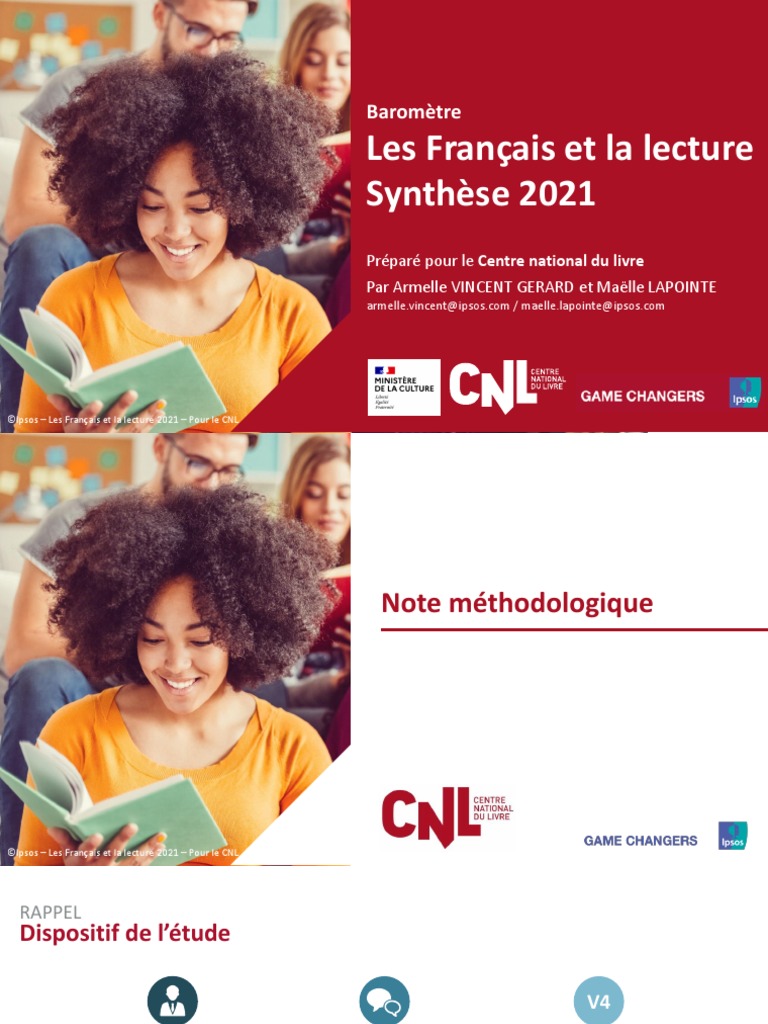 Baromètre Les Français Et La Lecture 2021-03-29 OK Synthèse - 0 | PDF ...