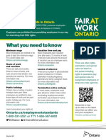 TP - Employment Standards in Ontario - 2019