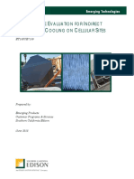 Performance Evaluation For Indirect Evaporative Cooling On Cellular Sites