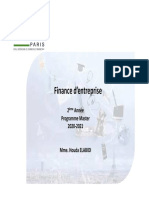 Support de Cours de La Finance D'entreprise FGE 200