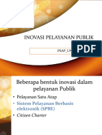 Inovasi Dalam Pelayanan Publik