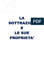 La Sottrazione e Le Sue Proprieta'