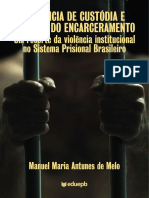 Audiência de Custódia e Cultura Do Encarceiramento Manuel Maria