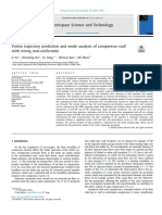 Vortex Trajectory Prediction and Mode Analysis of Compressor Stallwith Strong Non-Uniformity