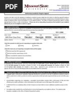 Satisfactory Academic Progress Appeal Form