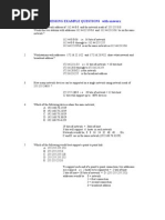 Subnetting Practice Questions & Answers