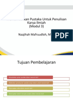 3 Memanfaatkan Pustaka Untuk Penulisan Karya Ilmiah