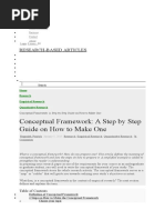 Conceptual Framework: A Step by Step Guide On How To Make One