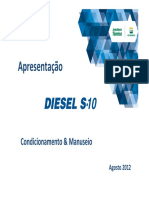 Condicionamento e Manuseio Diesel S 10 Petrobras