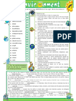 The Environment Vocabulary Practice