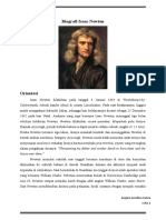 Biografi Isaac Newton: Penemu Kalkulus dan Hukum Gravitasi