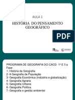 História da Geografia Científica