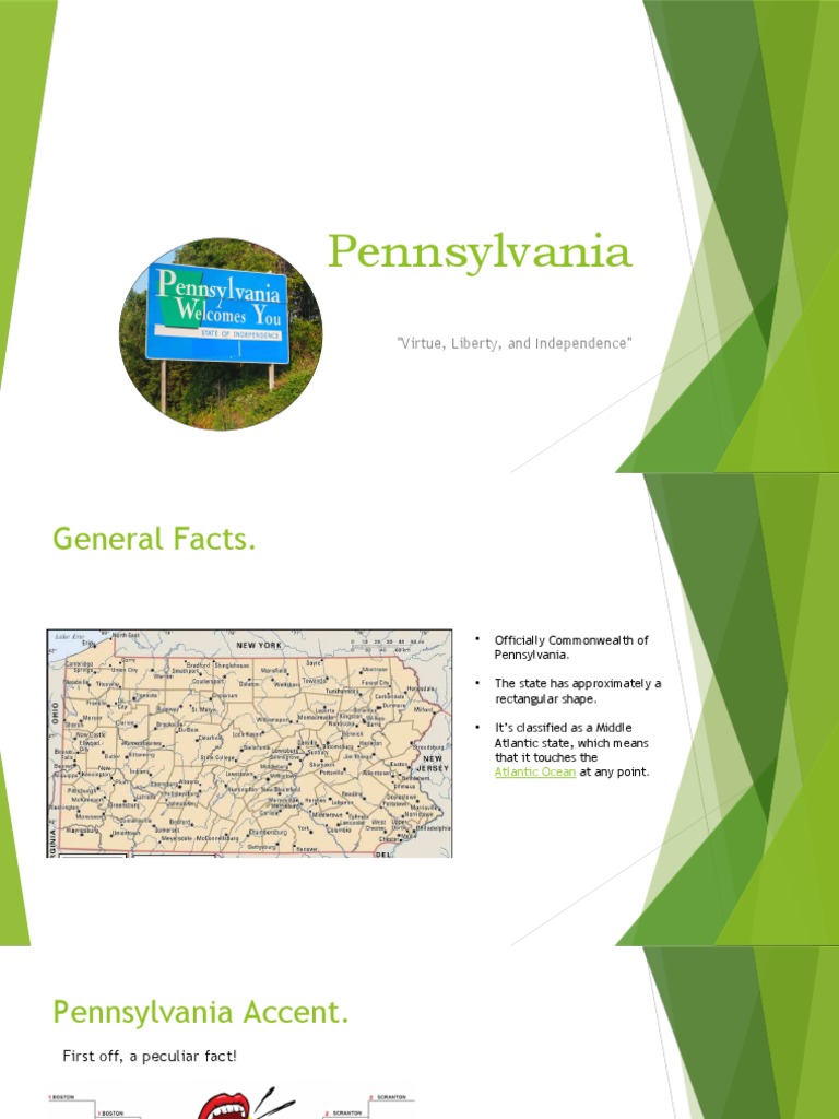 Pennsylvania Accent Presentation PDF