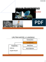 Perencanaan Transportasi: Urutan Model 4 Langkah