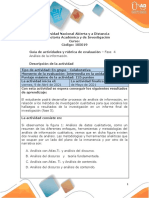 Guía de Actividades y Rubrica de Evaluación - Fase 4 - Análisis de La Información.