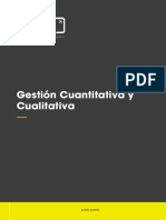 GESTIÓN CUANTITATIVA Y CUALITATIVA - Clase 3