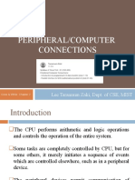 Peripheral/Computer Connections: Lec Tarannum Zaki, Dept. of CSE, MIST