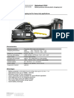 Datasheet P331: Battery Powered Plastic Strapping Tool For Heavy Duty Applications