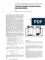 Verification of The Nernst Equation and Determination of A Standard Electrode Potential