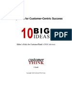 10 Big Ideas Customer Centric Success 2016