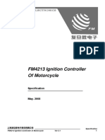 FM4213 Ignition Controller of Motorcycle: Specification